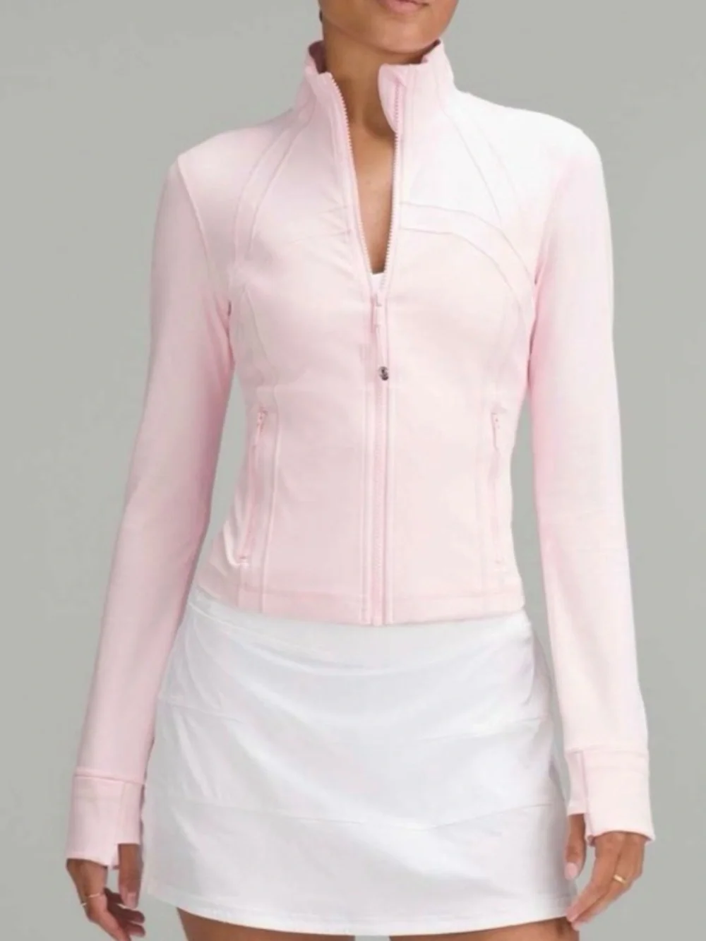 Lululemon Define Cropped Jacket *Nulu Strawberry Milkshake - Picture 1 of 6